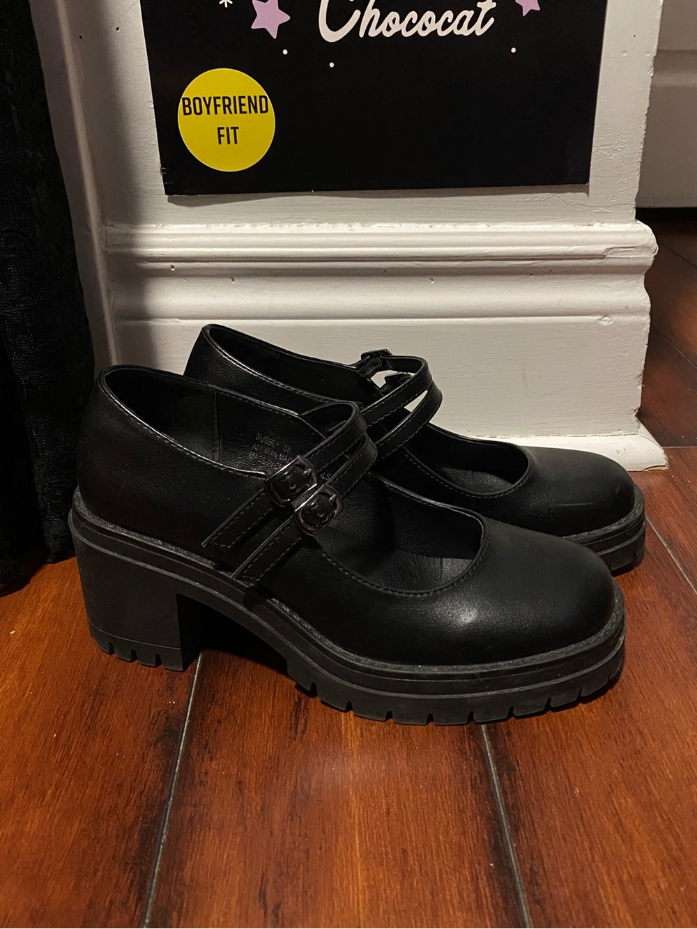 Steve Madden black mary jane pumps